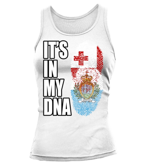 Tongan And Samoan Mix Heritage DNA Flag Tank top Woman