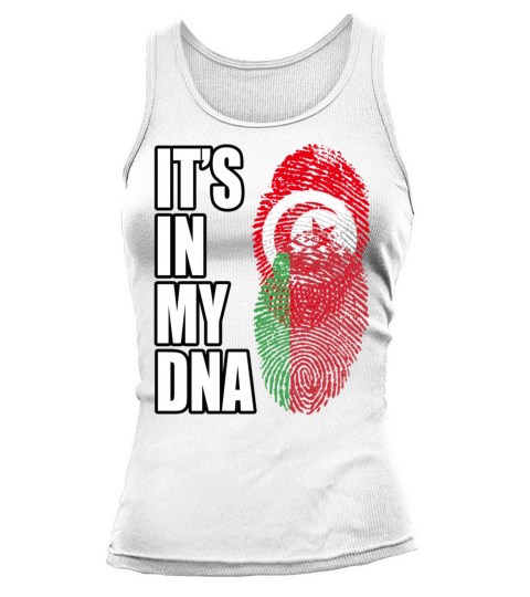 Tunisian And Belarusian Mix Heritage DNA Flag Tank top Woman