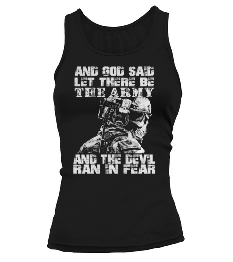 Us Army - God said let there be the army Tank top Woman