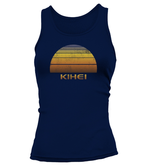 Vintage Sunset Family Vacation Souvenir Kihei Tank top Woman