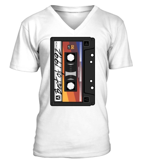 Best Of 1992 Mixtape Cassette Music Mix 90s Party V-Neck T-shirt
