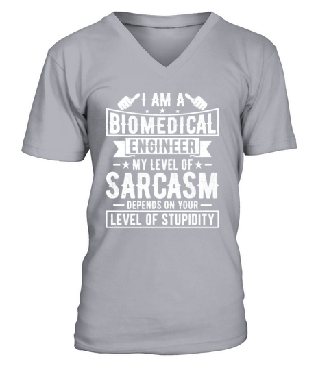 Biomedical Engineer - Funny Biomedical Engineering V-Neck T-shirt