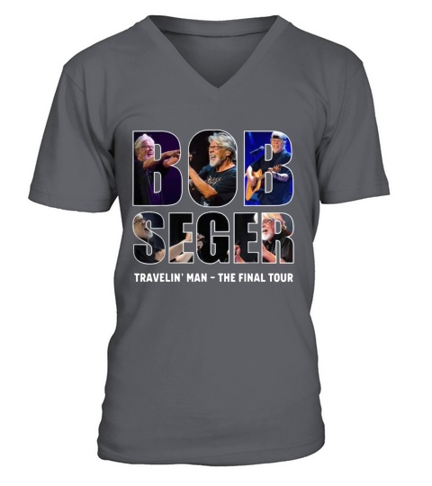 Bob Seger travelin&#8217; man the final tour V-Neck T-shirt
