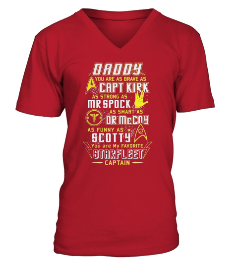 DADDY YOU ARE MY FAVORITE CAPTAIN V-Neck T-shirt