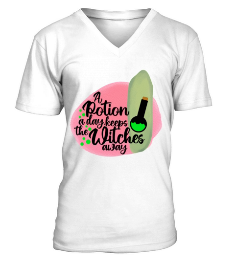 Halloween Funny Witch Potion Quote V-Neck T-shirt
