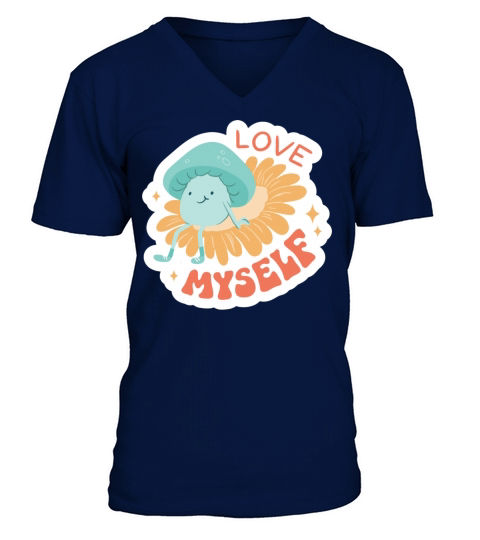 love myself V-Neck T-shirt