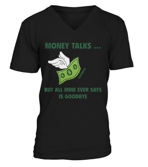 Money Talks V-Neck T-shirt