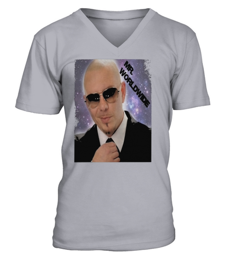 MR WORLDWIDE  - PITBULL 1 V-Neck T-shirt