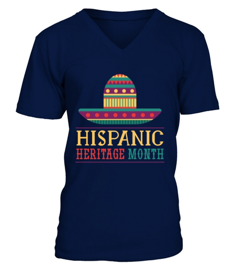 National Hispanic Heritage Month V-Neck T-shirt