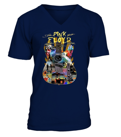 Pink Floyd guitar signatures shirt V-Neck T-shirt