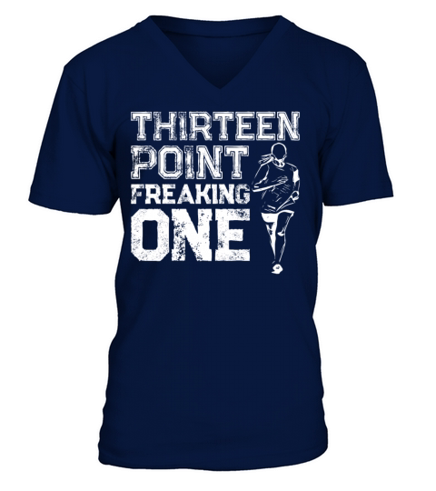 Running Runner Half Marathon V-Neck T-shirt