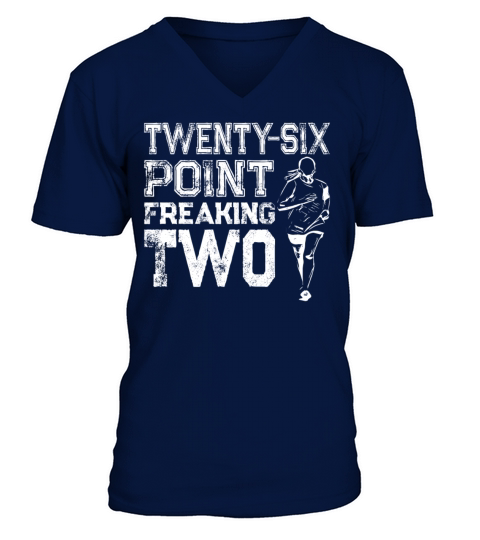 Running Runner Half Marathon V-Neck T-shirt