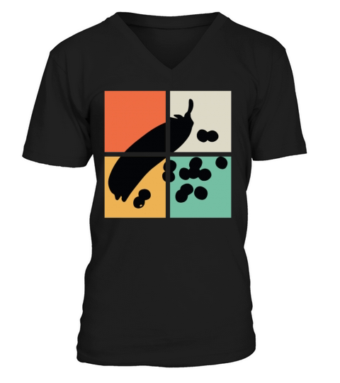 Split Pea Vintage Color Tee Shirt V-Neck T-shirt