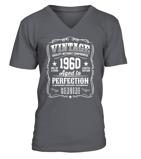 Vintage 1960 Aged to Perfection V-Neck T-shirt
