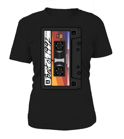 Best Of 1992 Mixtape Cassette Music Mix 90s Party Women's T-Shirt