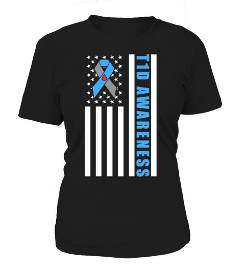 Cure T1D Diabetes Type 1 Awareness Month Women's T-Shirt