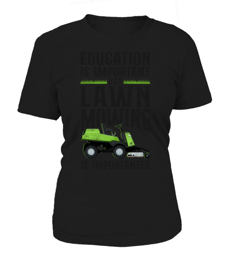 Lawn Mower Mowing Dad Father Women's T-Shirt
