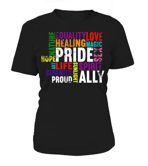 LGBT Pride Month LGBTQ Lesbian Trans Proud Gay Women's T-Shirt