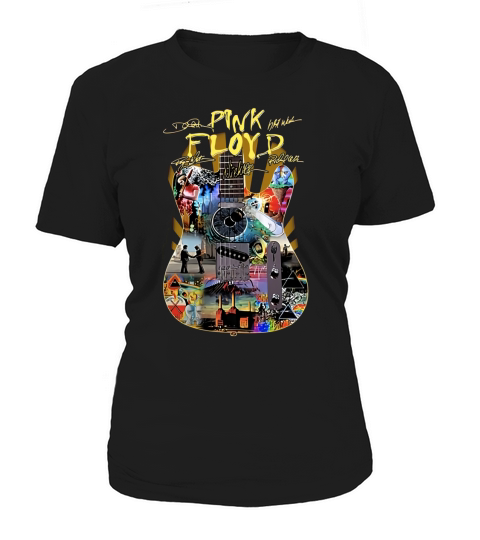 Pink Floyd guitar signatures shirt Women's T-Shirt