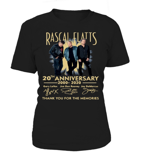 Rascal Flatts Band 20th Anniversary 2000-2020 Signature shirt Women's T-Shirt