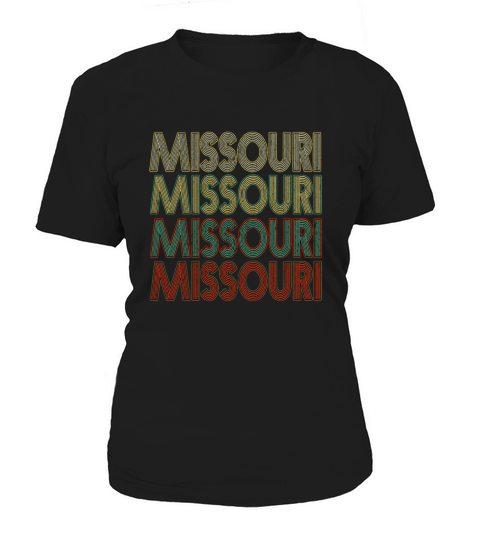 Retro America State Flag Vintage Missouri Women's T-Shirt