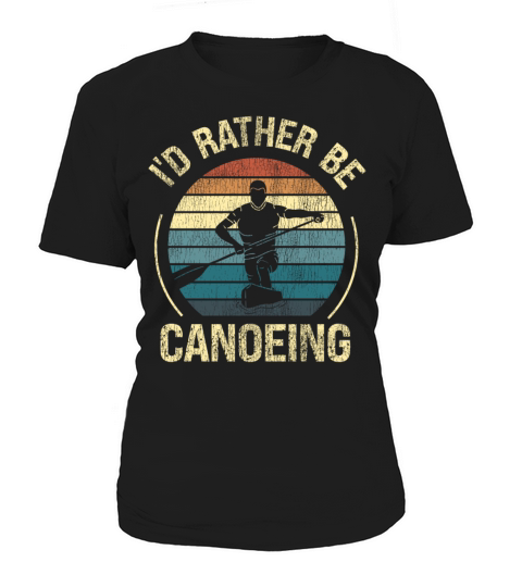 Sprint Canoe Canoeing Retro Women's T-Shirt