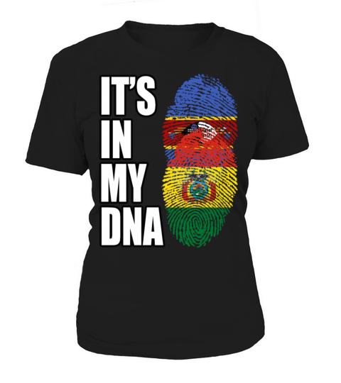 Swazi And Bolivian Vintage Heritage DNA Flag Women's T-Shirt