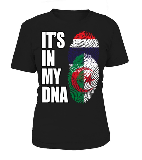 Thai And Algerian Vintage Heritage DNA Flag Women's T-Shirt