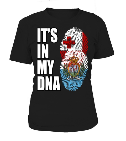 Tongan And Samoan Mix Heritage DNA Flag Women's T-Shirt