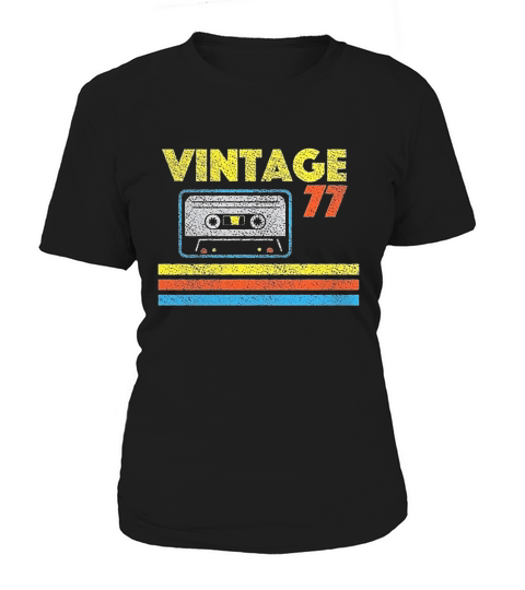 Vintage 77 Birthday Tshirt Women's T-Shirt