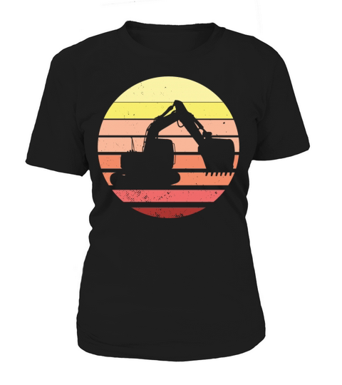 Vintage Retro Excavator Women's T-Shirt