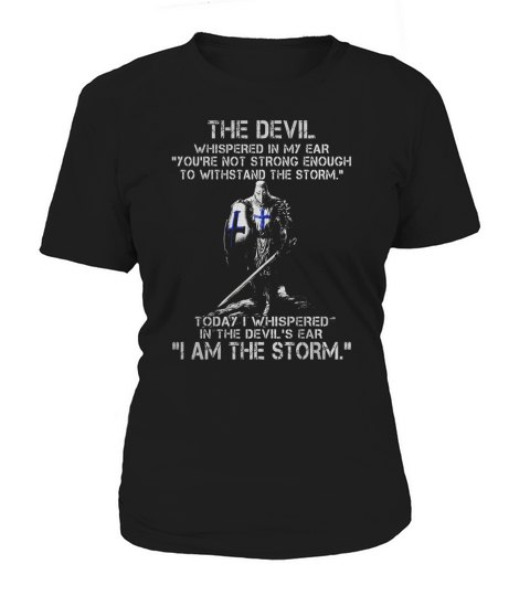 Warrior Shirt - I AM THE STORM - KNIGHTS TEMPLAR - Warrior Women's T-Shirt