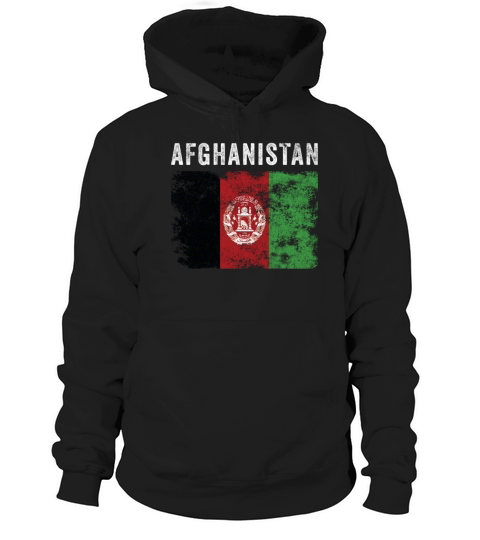 Afghanistan Flag Distressed Afghan Flag Hoodie Unisex