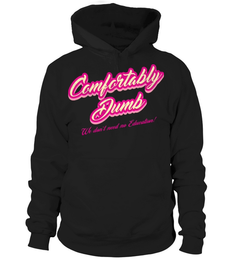 Comfortably Dumb Vintage Funny Music Hoodie Unisex