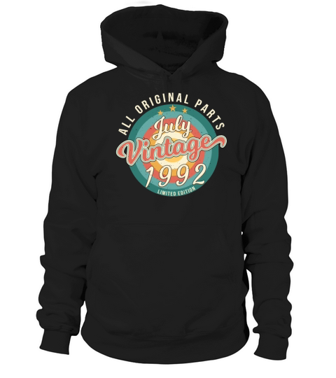 July 1992 30th Birthday Hoodie Unisex