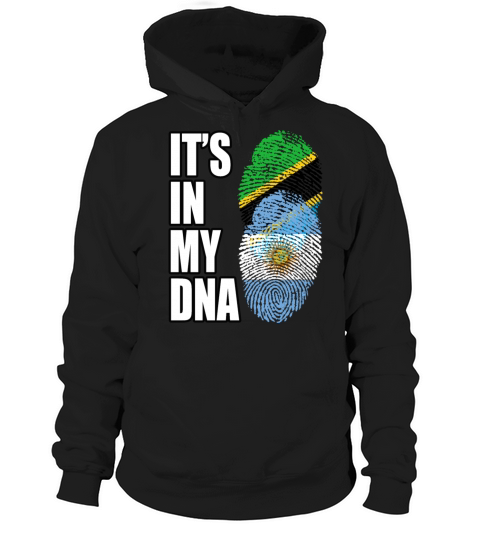 Tanzanian And Argentinian Vintage Heritage DNA Fla Hoodie Unisex
