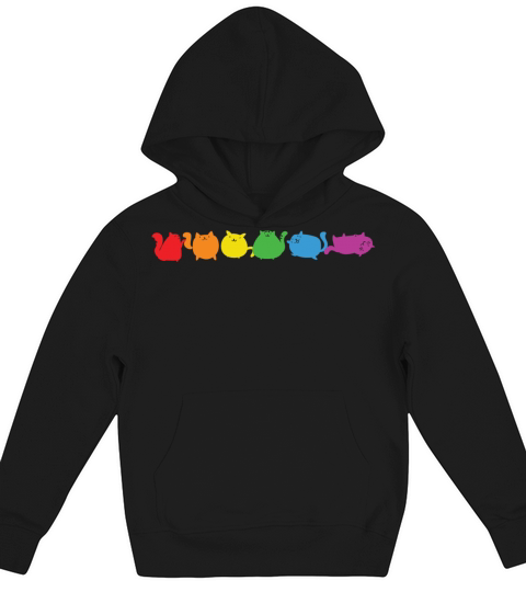 LBGT Flag Gay Pride Human Vintage Rainbow Kids Hoodie