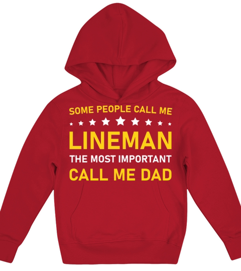 Some People Call me Lineman - Electrician Kids Hoodie