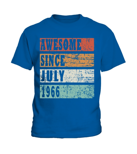 1966 july vintage birthday Kids T-Shirt
