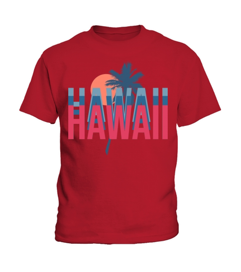 Aloha Hawaii Vintage Retro Surf Gift Kids T-Shirt