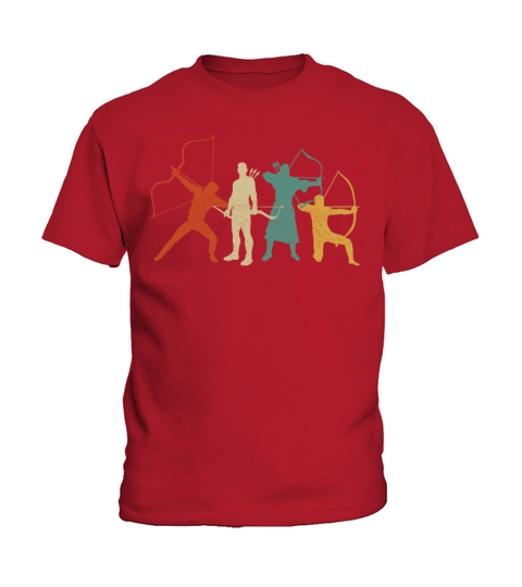 Archery Bow Archer Retro Vintage Kids T-Shirt