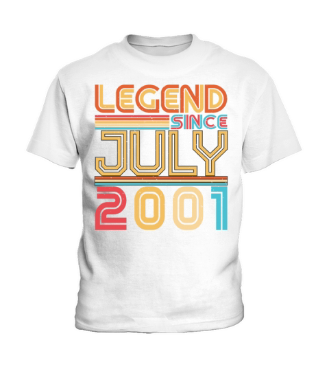 Birth Month July 2001 Kids T-Shirt