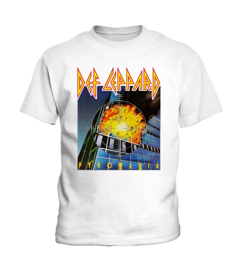 Def Leppard Pyromania 83 Hard Glam Rock Nwobhm T-Shirt Kids T-Shirt