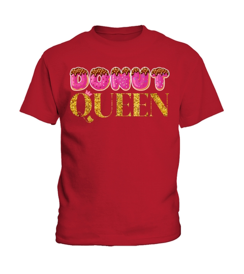 Funny Donut Queen - Doughnut Donut Lover Queen Kids T-Shirt