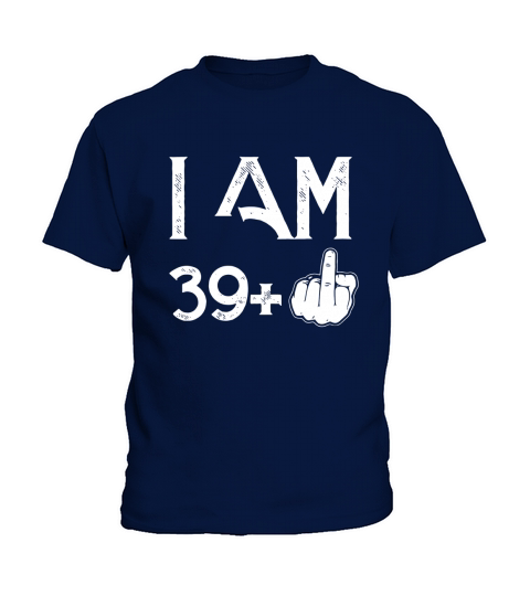 Ich bin 39 + Mittelfinger lustiges 40. Geburtstagshemd Kids T-Shirt