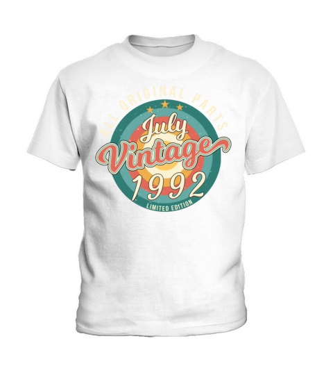 July 1992 30th Birthday Kids T-Shirt
