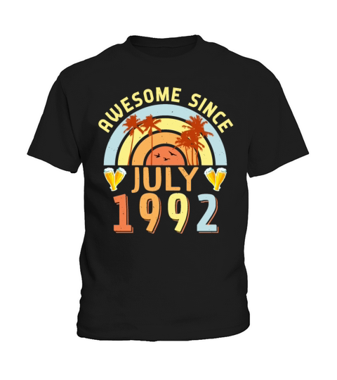 July 1992 30th Birthday Kids T-Shirt