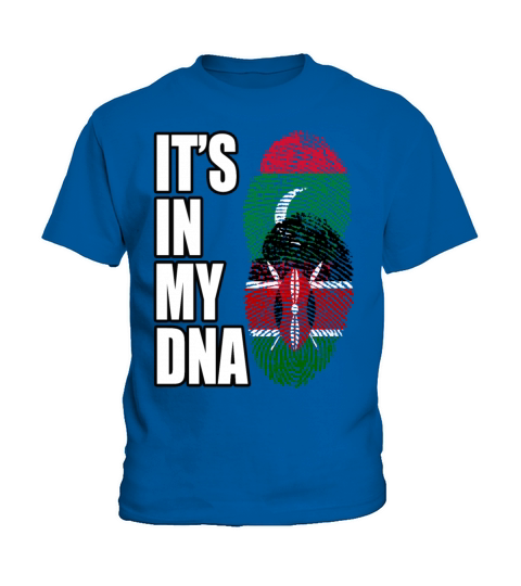 Maldivian And Kenyan Mix Heritage DNA Flag Kids T-Shirt