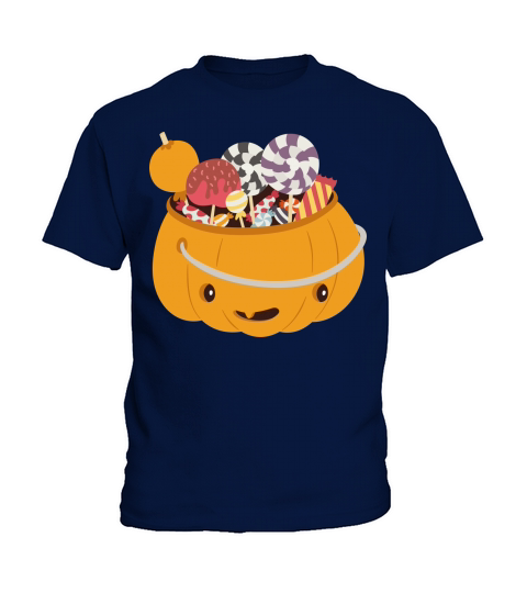 Pumpkin filled with candy Halloween 2022 Kids T-Shirt