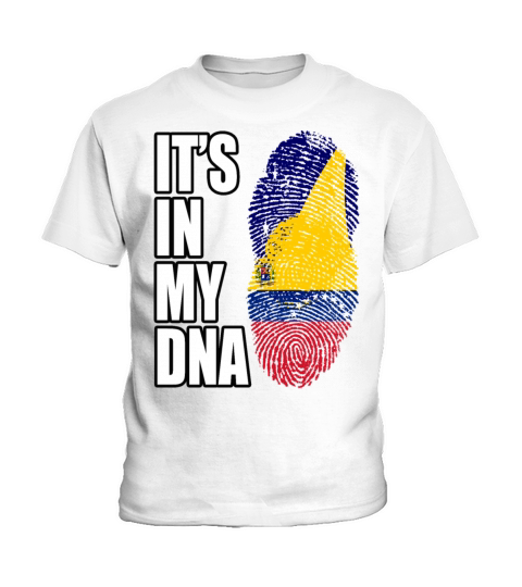 Tokelauan And Venezuelan Mix Heritage DNA Flag Kids T-Shirt